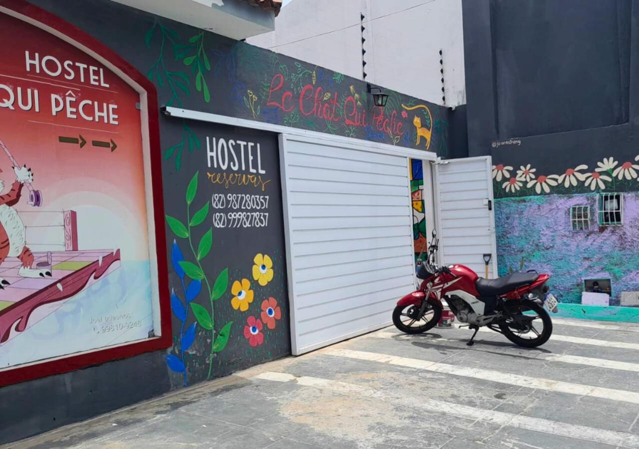 "Le Chat Qui Peche" Hostel A 150 Metros Da Praia De Pajucara Maceio (Alagoas) Exterior photo